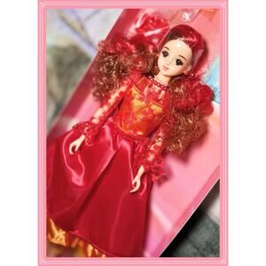Vtg Takara Japan JENNY Calendar Girl Birthday Gem Red July Ruby Doll 11" Barbie
